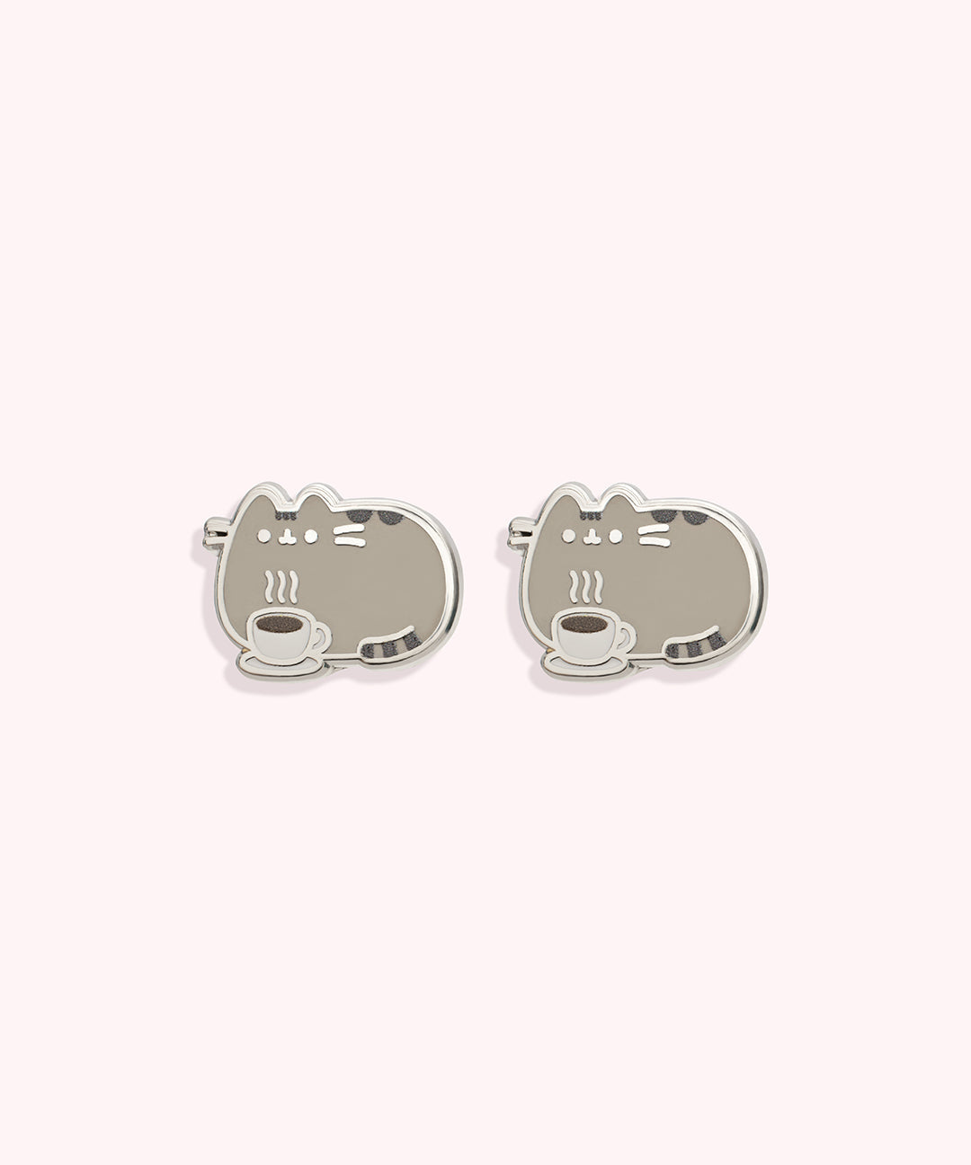 Pusheen Coffee Stud Earrings