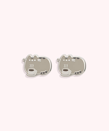 Pusheen Coffee Stud Earrings