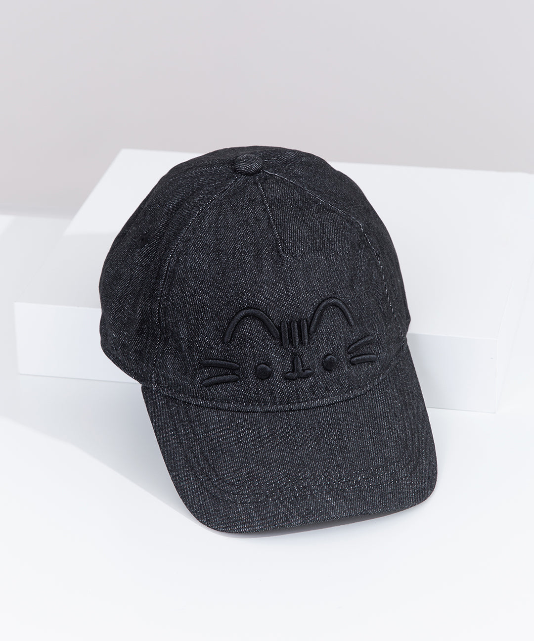 Pusheen Black Denim Cap