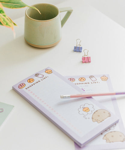 Pusheen Magnetic Shopping List Notepad