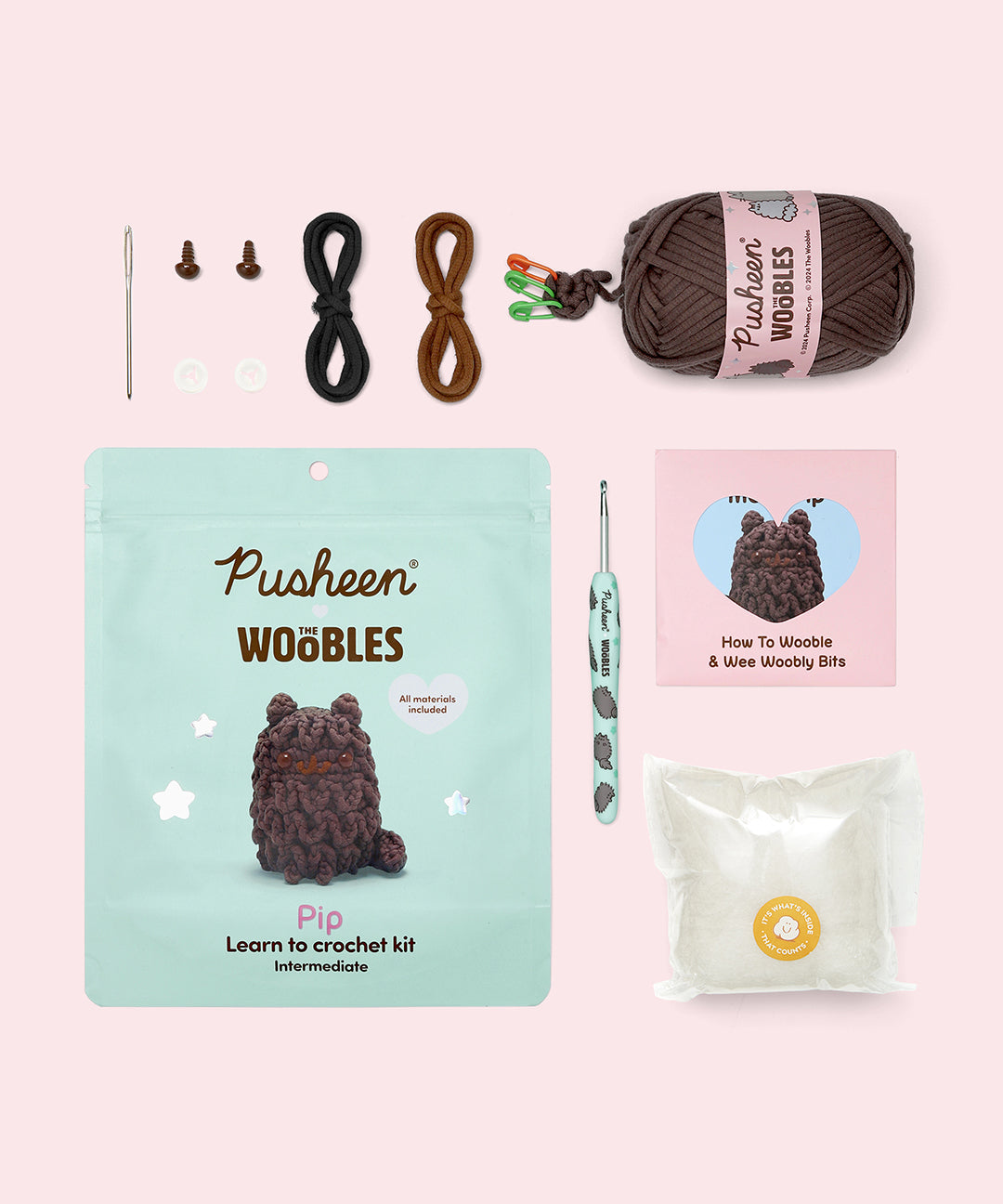 Pusheen x The Woobles Pip Crochet Kit