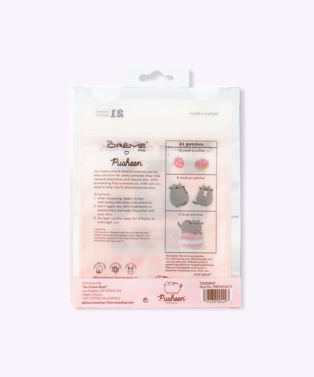 The Crème Shop x Pusheen Blemish Patches - 3-pack