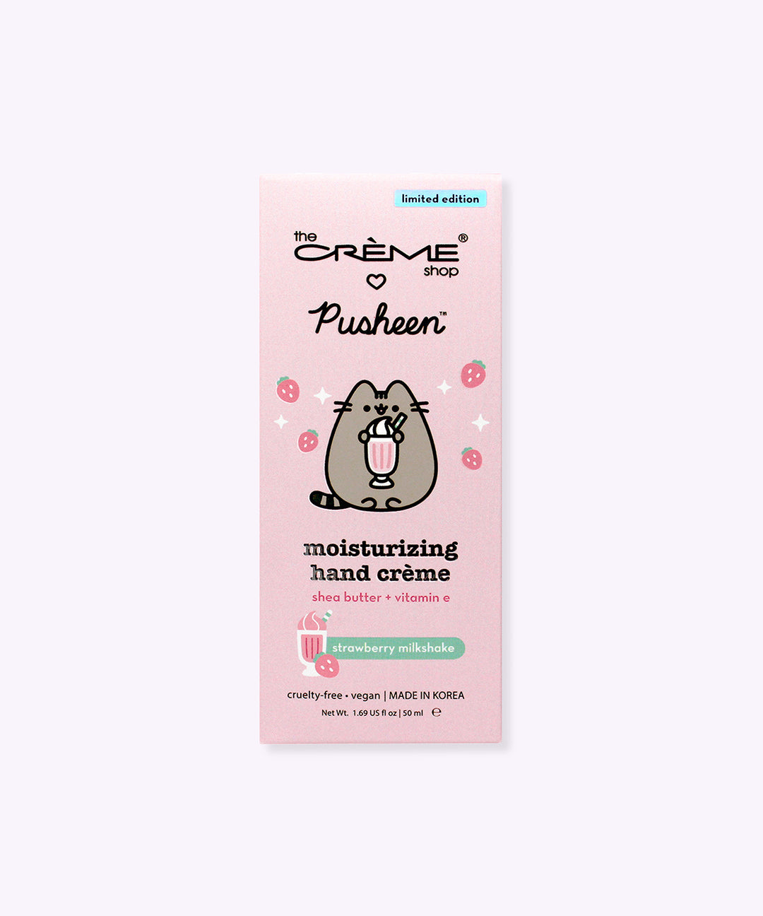 The Crème Shop x Pusheen Strawberry Milkshake Hand Crème